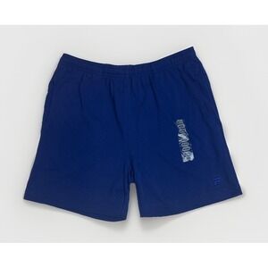 Fila Men's Activewear Shorts Royal Blue Pockets Training Running Gym Size Medium